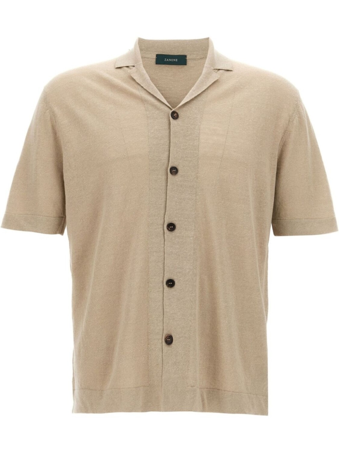 Льняная рубашка Zanone, нейтральный 
Льняная рубашка Zanone, нейтральный