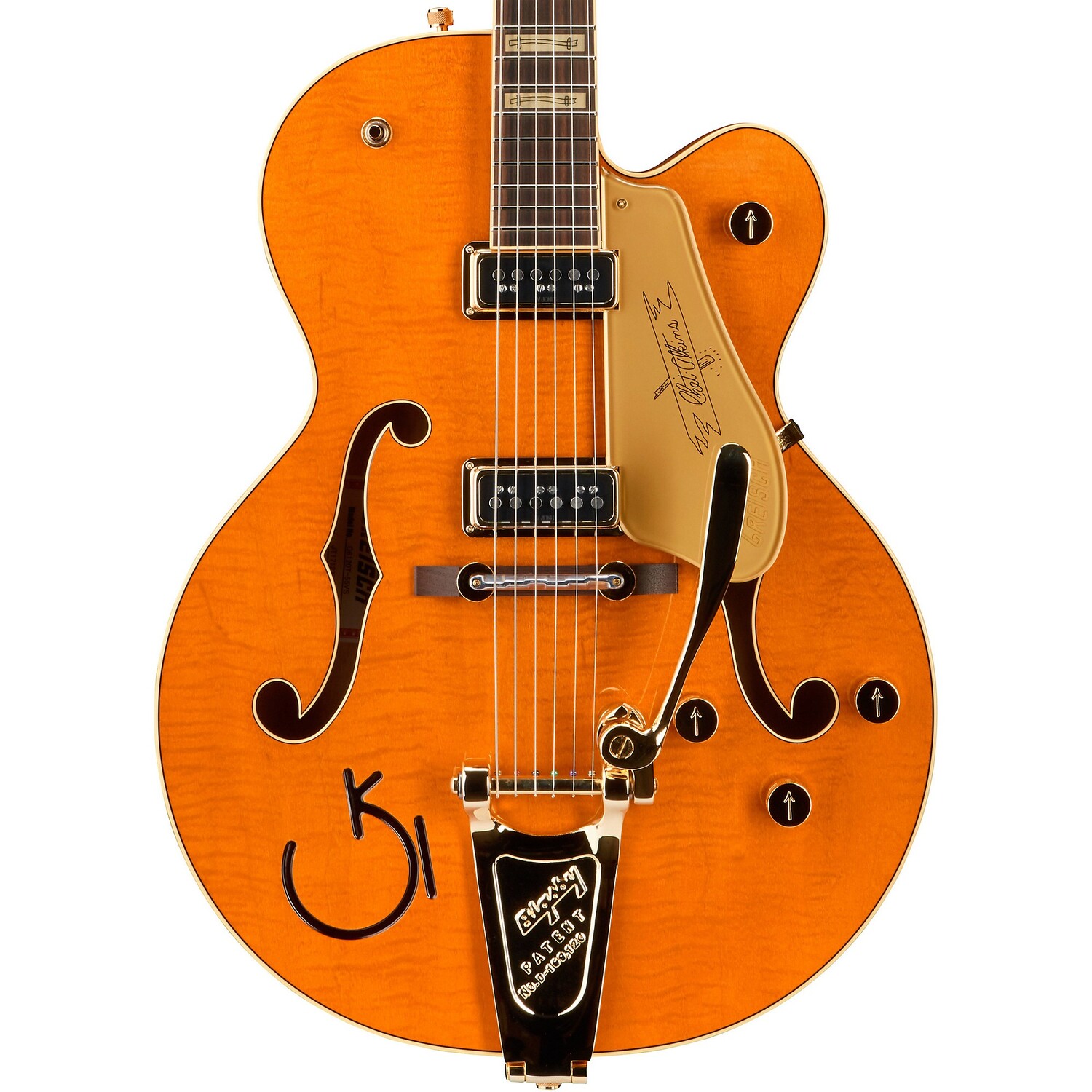 Гитары Gretsch G6120T-55 Vintage Select Edition '55 Chet Atkins Hollowbody с Bigsby Vintage Orange Stain
Гитары Gretsch G6120T-55 Vintage Select Edition '55 Chet Atkins Hollowbody с Bigsby Vintage Orange Stain