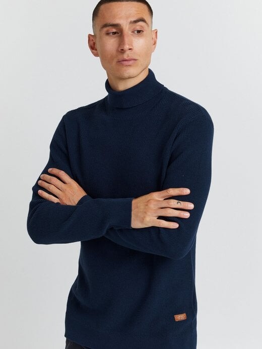 Свитер с высоким воротом Blend, синий
Свитер с высоким воротом Blend, синий