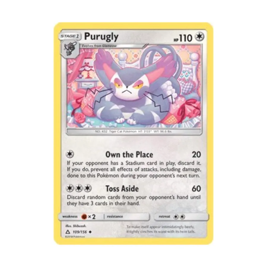 CCG Пуругли (Ю) #109, Pokemon - Sun & Moon - Ultra Prism - Singles
CCG Пуругли (Ю) #109, Pokemon - Sun & Moon - Ultra Prism - Singles