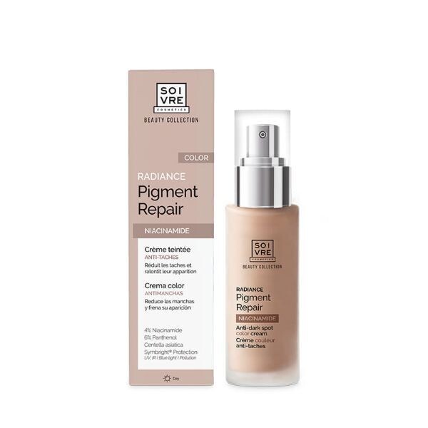 Крем против пятен на коже Crema facial antimanchas color pigment repair Soivre cosmetics, 30 мл
Крем против пятен на коже Crema facial antimanchas color pigment repair Soivre cosmetics, 30 мл