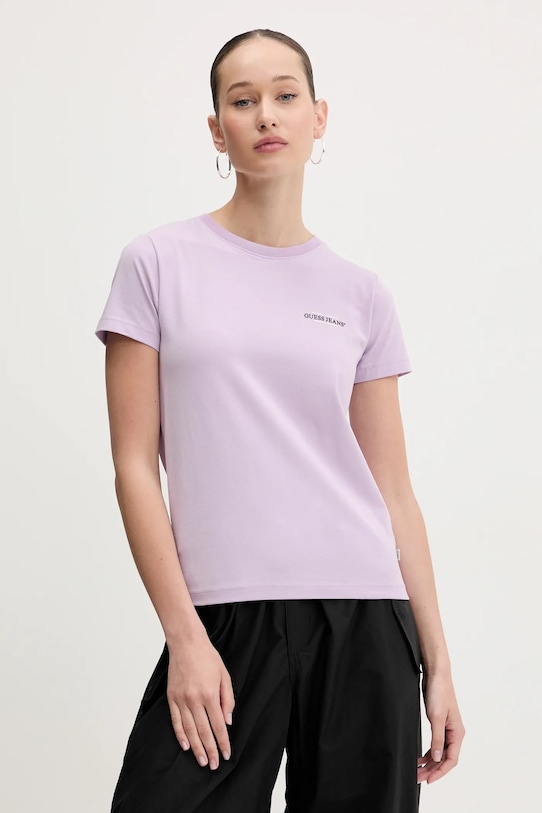 Футболка Guess Jeans, фиолетовый
Футболка Guess Jeans, фиолетовый
