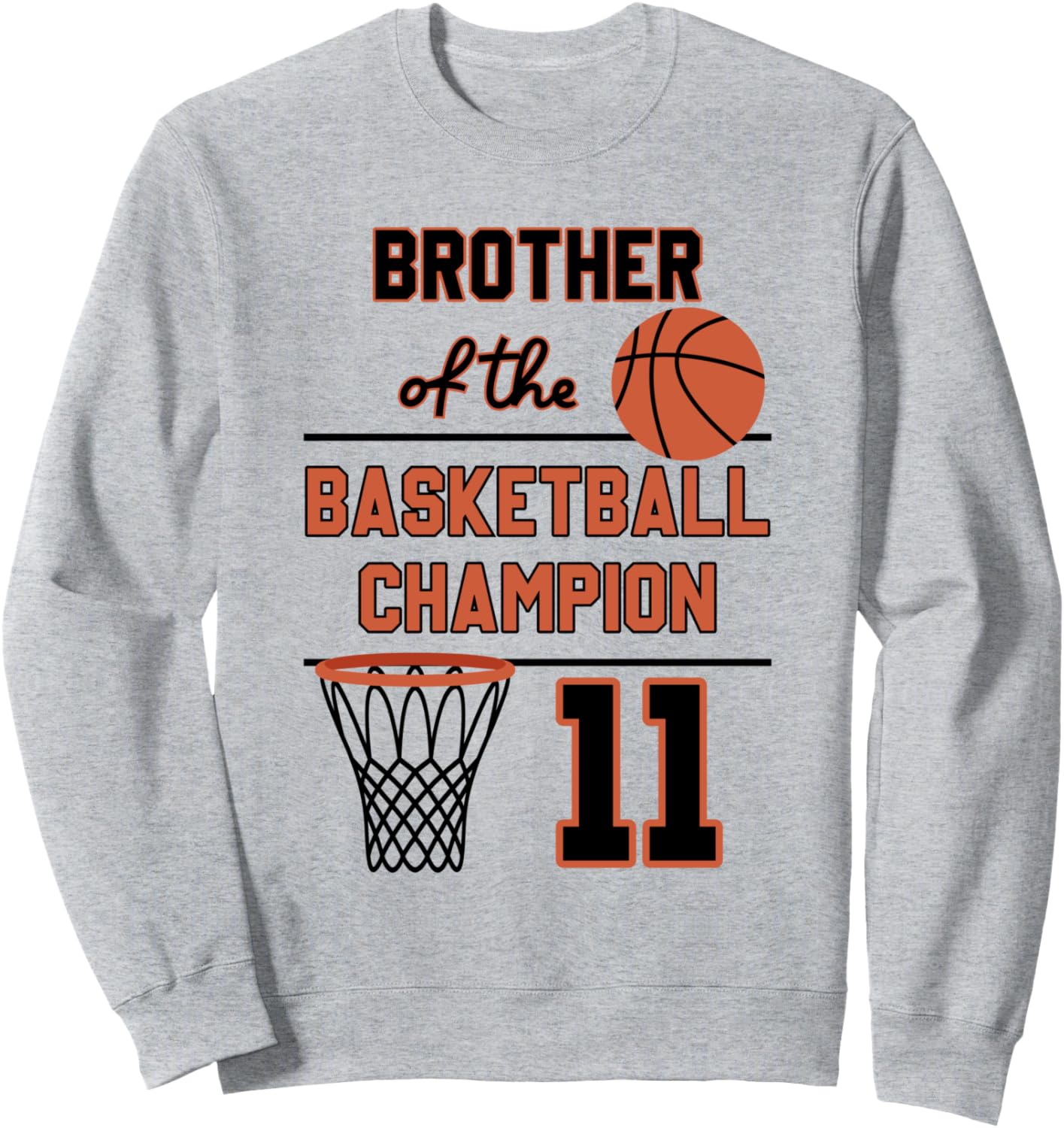 Толстовка с надписью Basketball Brothers Champion Sports в честь 11-летия Family Look Basketball Fan Theme Decorations Gifts, серый
Толстовка с надписью Basketball Brothers Champion Sports в честь 11-летия Family Look Basketball Fan Theme Decorations Gifts, серый