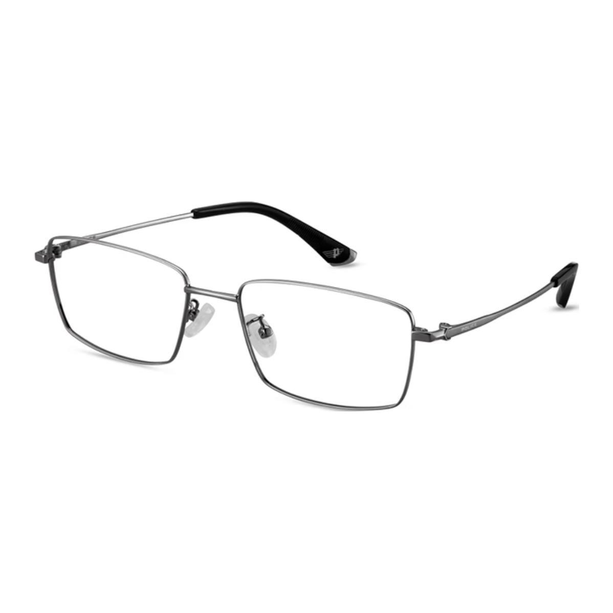 Police Прямоугольная оправа для очков из нержавеющей стали и бета-титана, Silver
Police Прямоугольная оправа для очков из нержавеющей стали и бета-титана, Silver