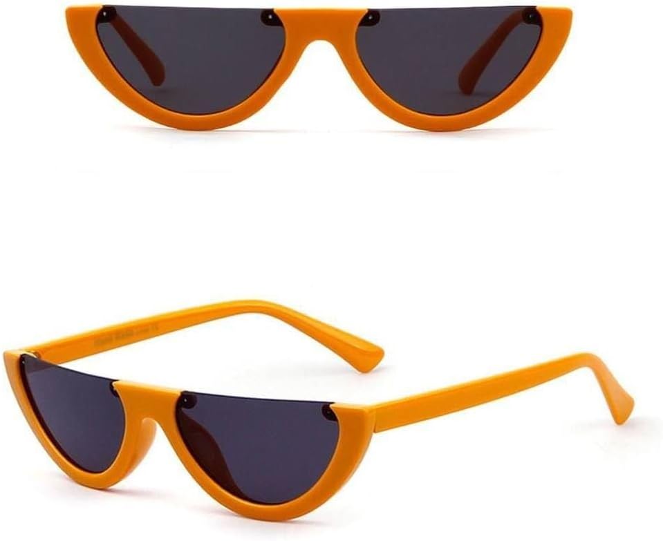 Солнцезащитные очки Half Moon Slim Sunnies для женщин в стиле ретро-винтаж, розовые линзы, оправа «кошачий глаз», солнцезащитные очки для девочек LXLHWN, C3 Orange Gray
Солнцезащитные очки Half Moon Slim Sunnies для женщин в стиле ретро-винтаж, розовые линзы, оправа «кошачий глаз», солнцезащитные очки для девочек LXLHWN, C3 Orange Gray