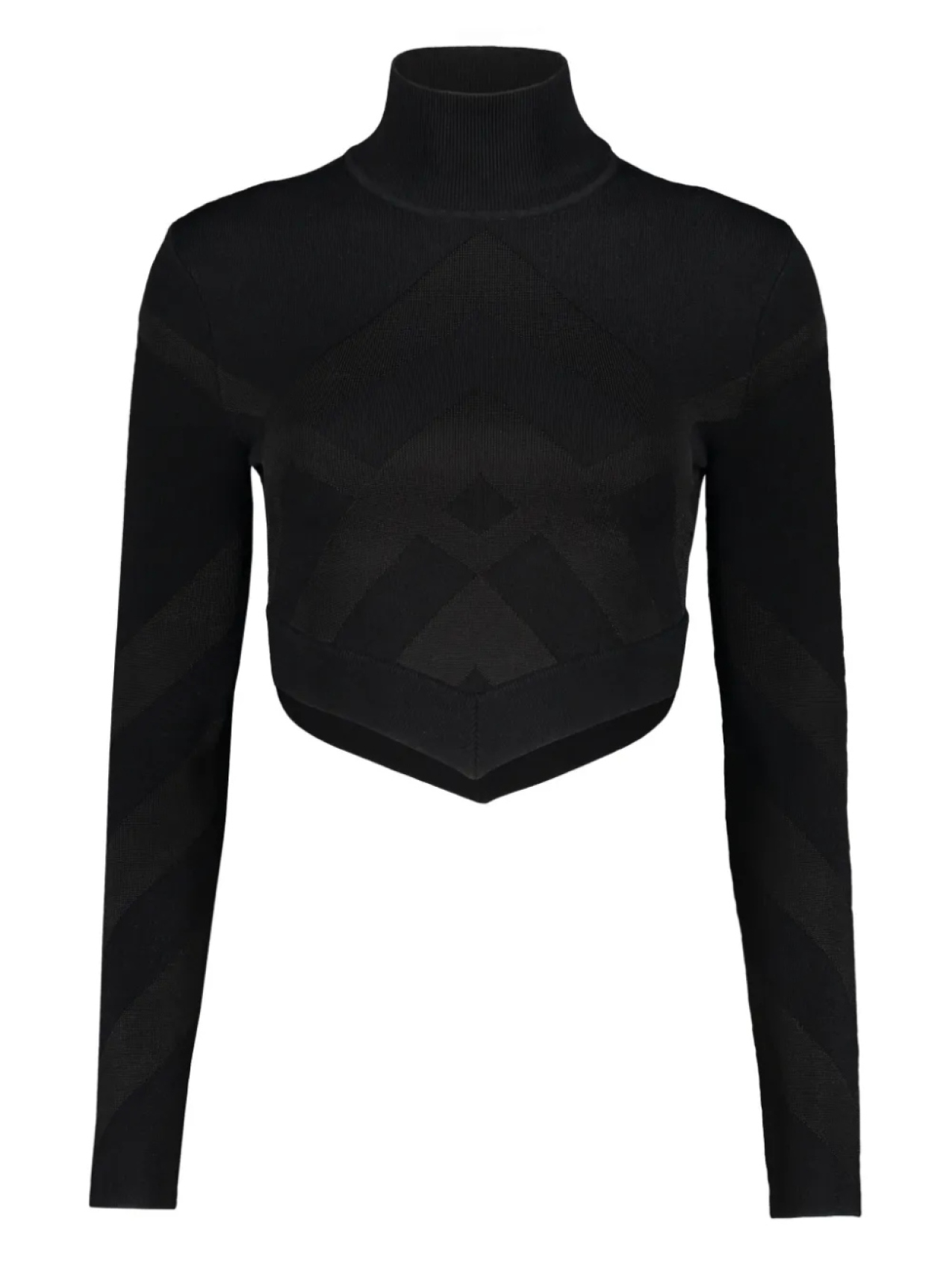 Футболка с узорчатым жаккардом Burberry, черный
Футболка с узорчатым жаккардом Burberry, черный