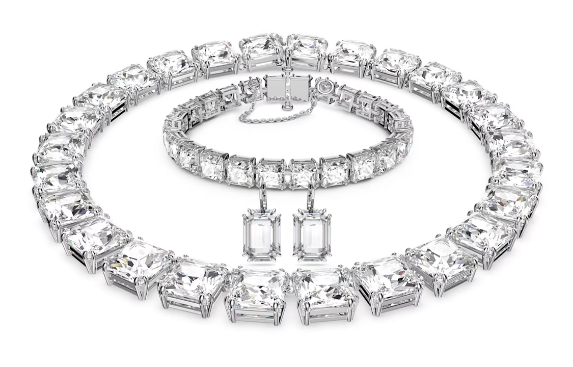 Millenia Drop Earrings Swarovski, серебристо-белый
Millenia Drop Earrings Swarovski, серебристо-белый
