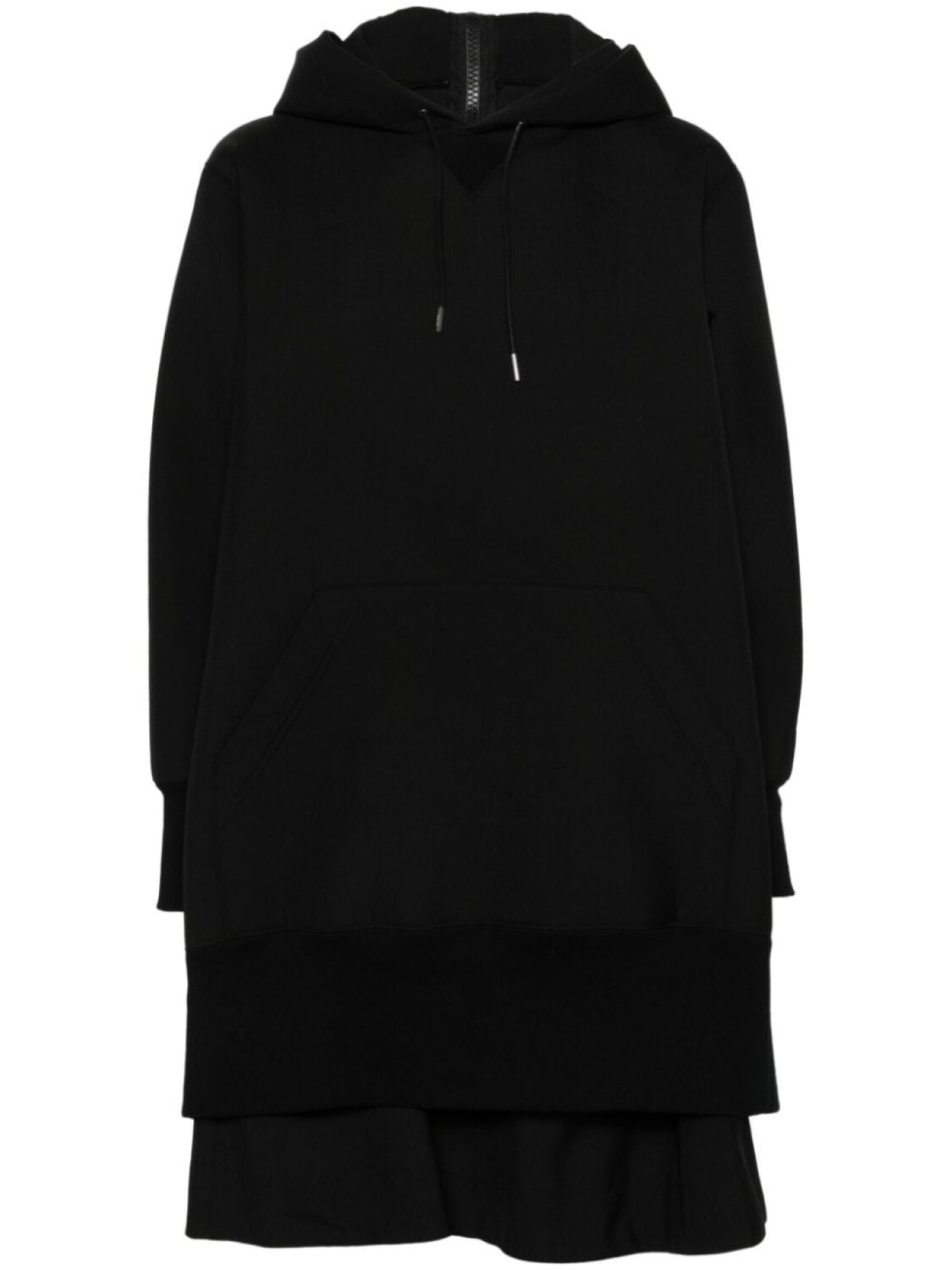 sacai многослойная толстовка, черный 
sacai многослойная толстовка, черный