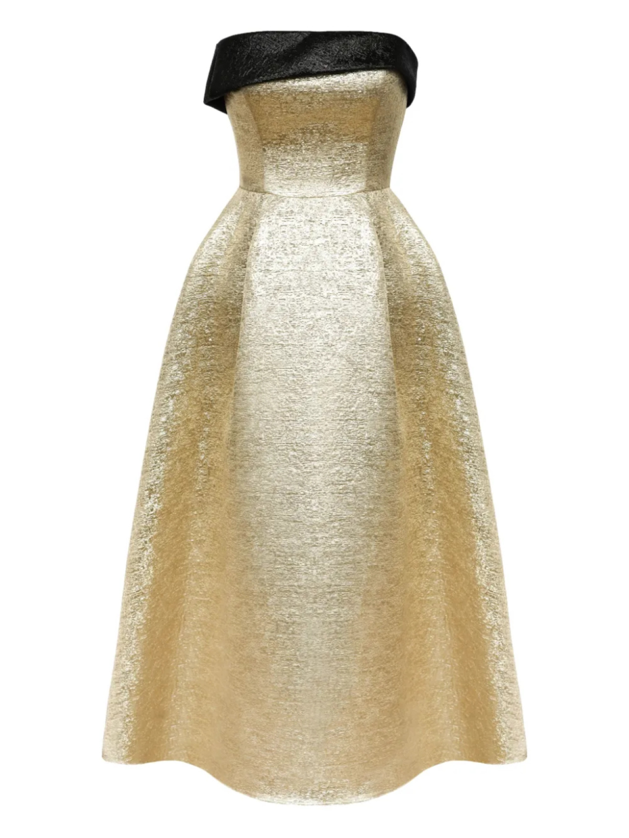 POST MERIDIEM жаккардовое платье миди, золотой 
POST MERIDIEM жаккардовое платье миди, золотой