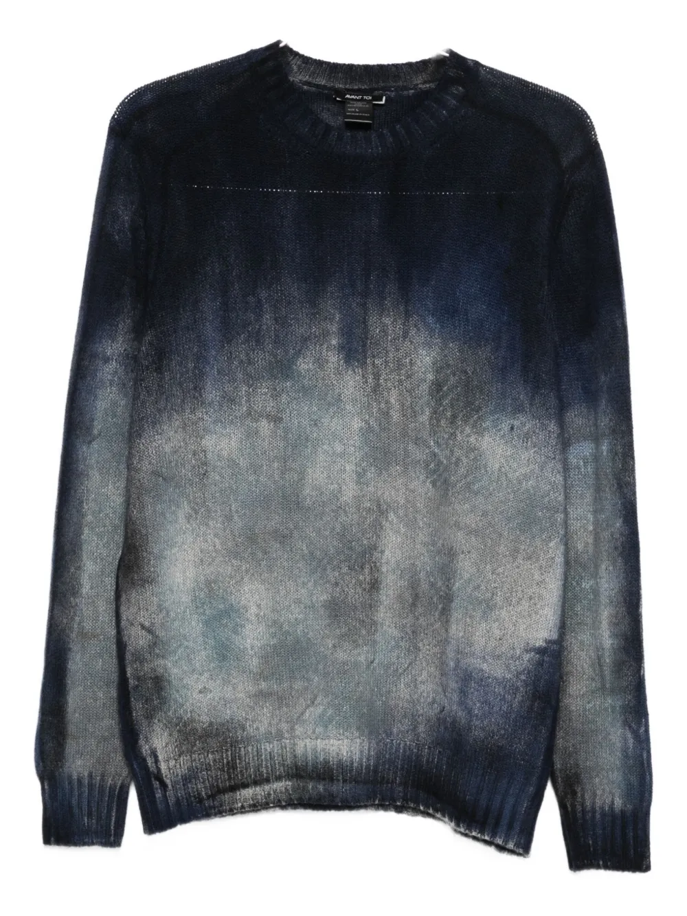 Свитер с омбре и круглым вырезом Avant Toi, синий
Свитер с омбре и круглым вырезом Avant Toi, синий