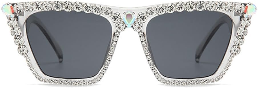 Солнцезащитные очки ICARA увеличенного размера в винтажном стиле, квадратной формы, для женщин и мужчин - защита от УФ-излучения UV400, ручная работа, украшены стразами, Grey/Grey
Солнцезащитные очки ICARA увеличенного размера в винтажном стиле, квадратной формы, для женщин и мужчин - защита от УФ-излучения UV400, ручная работа, украшены стразами, Grey/Grey