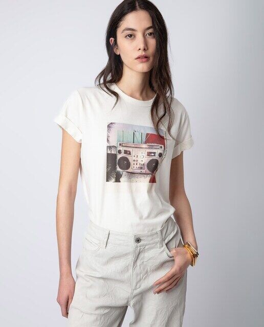 Женская футболка с короткими рукавами Anya с фотопринтом Zadig & Voltaire, белый
Женская футболка с короткими рукавами Anya с фотопринтом Zadig & Voltaire, белый