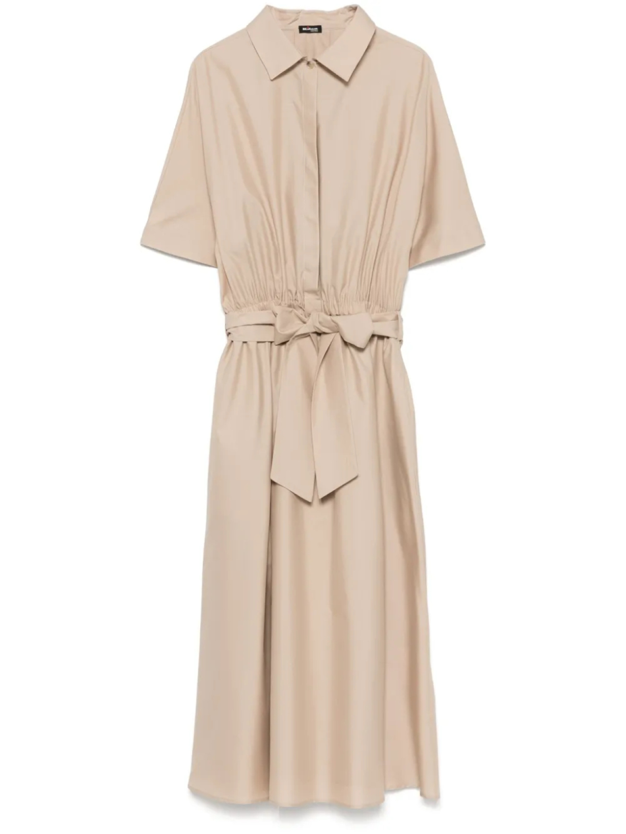 Kiton шелковое платье-рубашка, нейтральный
Kiton шелковое платье-рубашка, нейтральный