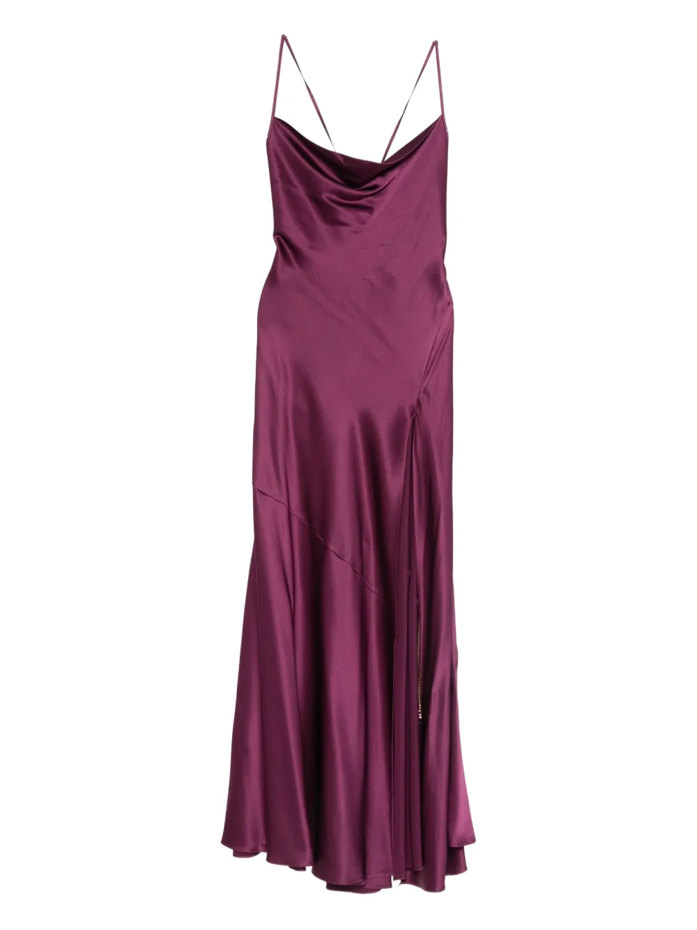 Платье макси с воротником-хомутом и разрезом Danamé, фиолетовый
Платье макси с воротником-хомутом и разрезом Danamé, фиолетовый