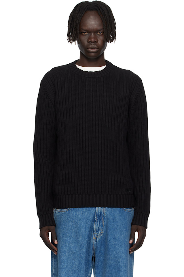 Свитер с вышитым логотипом Hugo, черный
Свитер с вышитым логотипом Hugo, черный