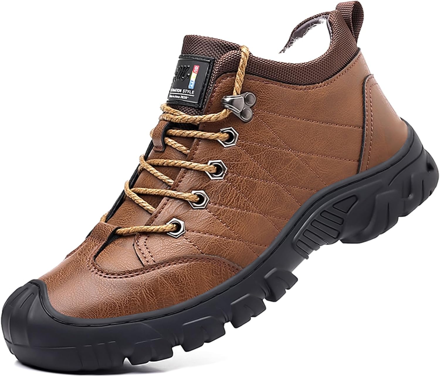 Зимние мужские водонепроницаемые теплые снегоходные ботинки Abborora, противоскользящие для прогулок и походов, с теплой подкладкой, повседневные ботинки до щиколотки, коричневый
Зимние мужские водонепроницаемые теплые снегоходные ботинки Abborora, противоскользящие для прогулок и походов, с теплой подкладкой, повседневные ботинки до щиколотки, коричневый