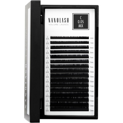 Объемные ресницы Накладные ресницы для профессионального наращивания ресниц Объемные ресницы 0,05 C MIX 6-13 мм Nanolash
Объемные ресницы Накладные ресницы для профессионального наращивания ресниц Объемные ресницы 0,05 C MIX 6-13 мм Nanolash