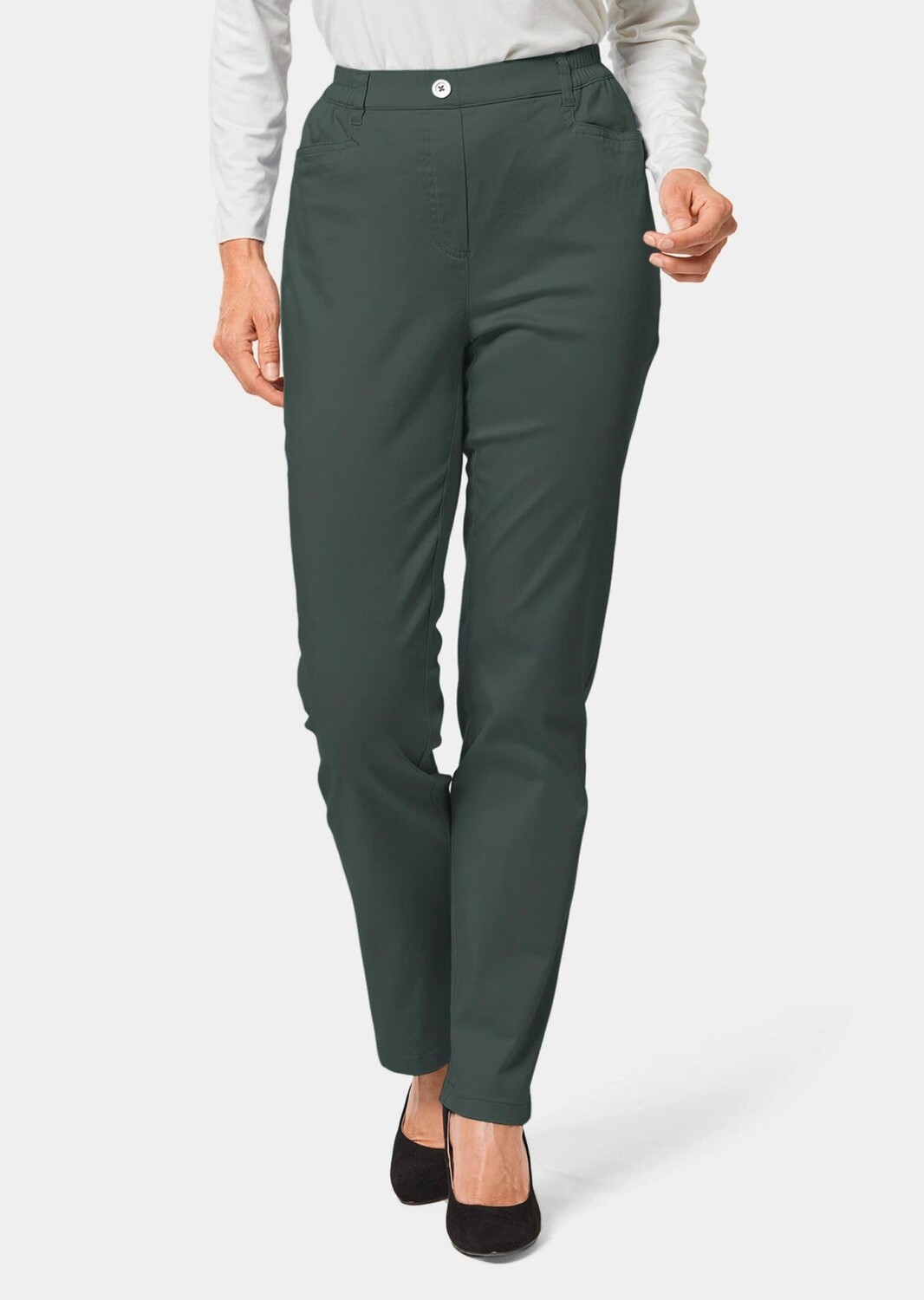 Брюки GOLDNER Baumwoll MARTHA, цвет flaschengrün
Брюки GOLDNER Baumwoll MARTHA, цвет flaschengrün