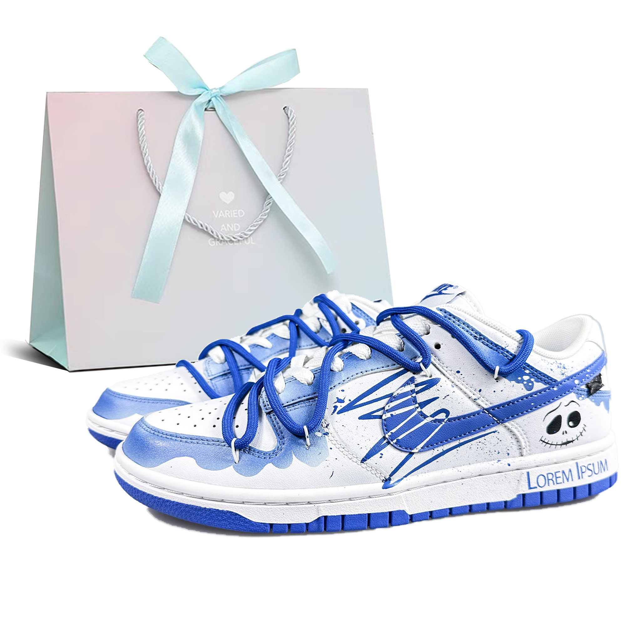 Nike Кроссовки для скейтбординга Dunk Slip с низким верхом, мужские, сине-белые
Nike Кроссовки для скейтбординга Dunk Slip с низким верхом, мужские, сине-белые