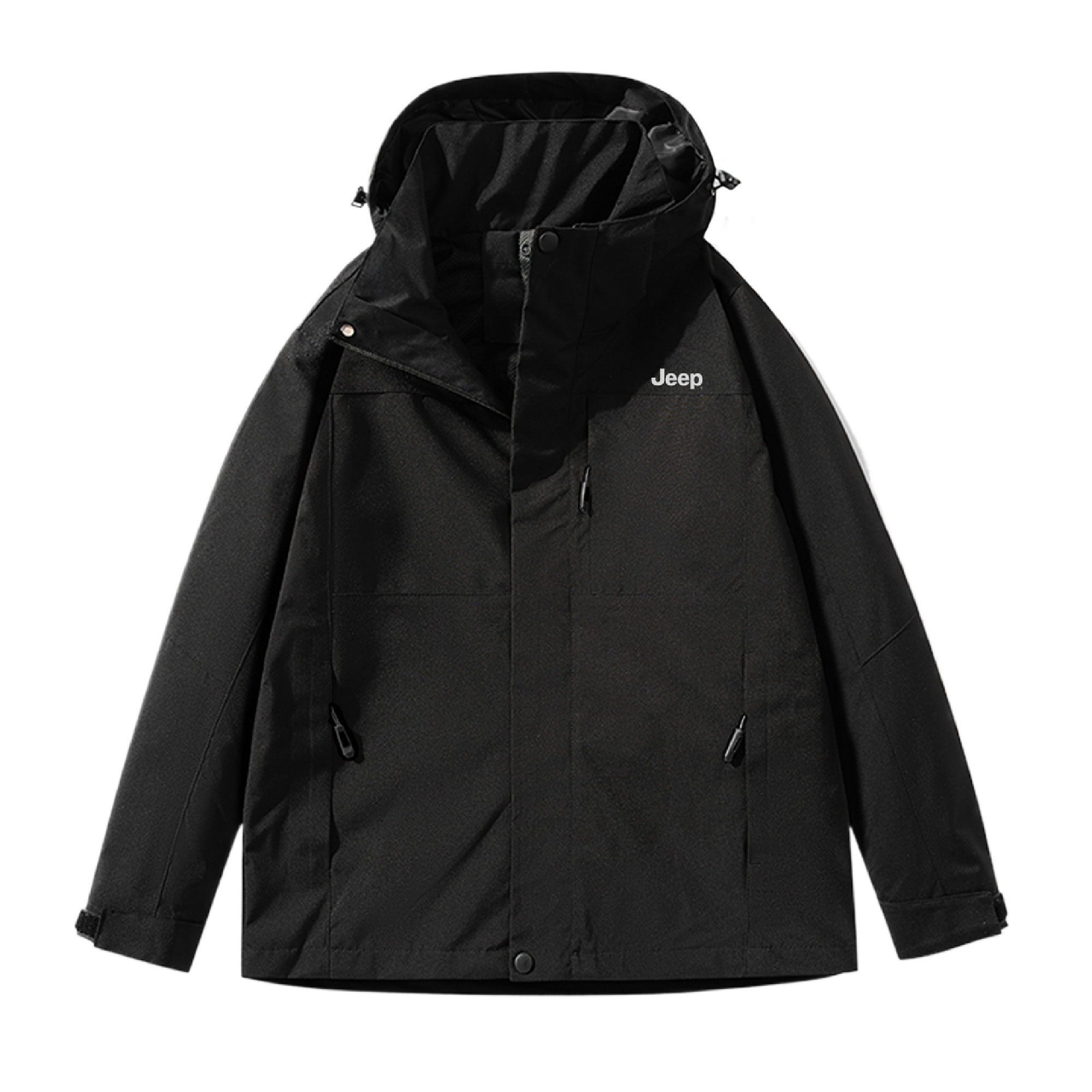 Jeep Ветровка для активного отдыха, Men's Knight Black (Single Windbreaker Jacket)
Jeep Ветровка для активного отдыха, Men's Knight Black (Single Windbreaker Jacket)