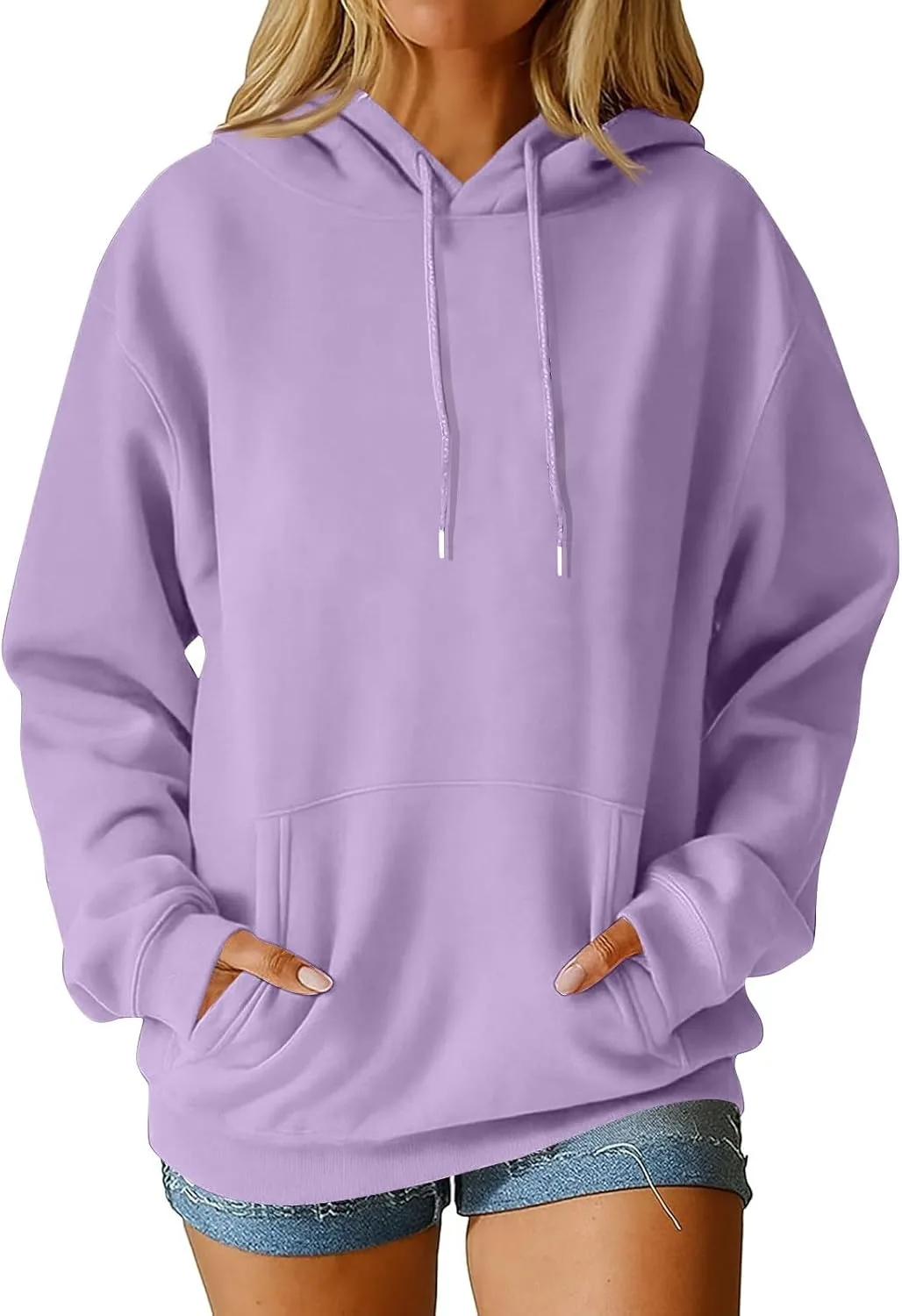 Оверсайз худи с кулиской для женщин, легкий пуловер с длинными рукавами и карманом
Оверсайз худи с кулиской для женщин, легкий пуловер с длинными рукавами и карманом