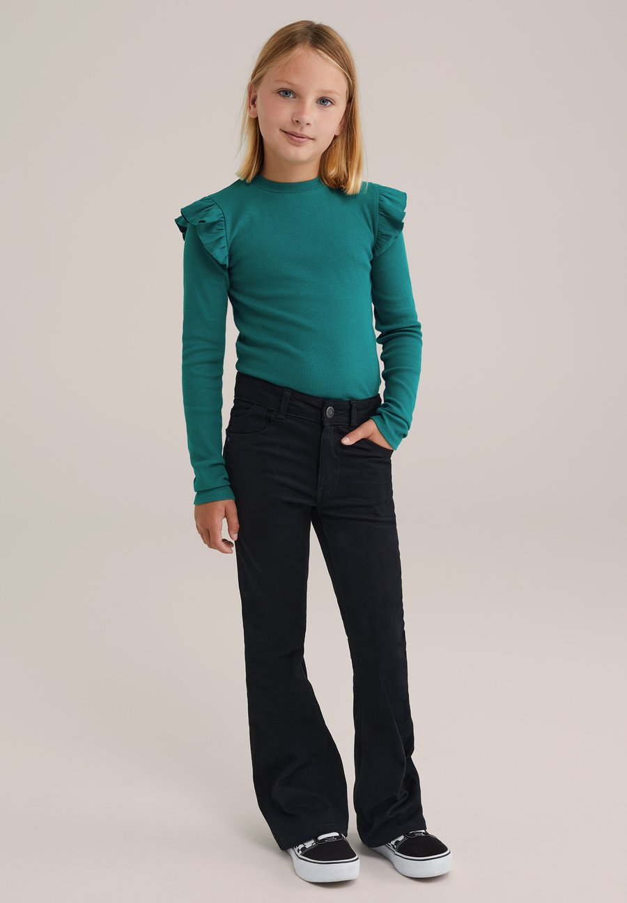 Топ WE Fashion Long sleeved top, Turquoise/Dark Green
Топ WE Fashion Long sleeved top, Turquoise/Dark Green