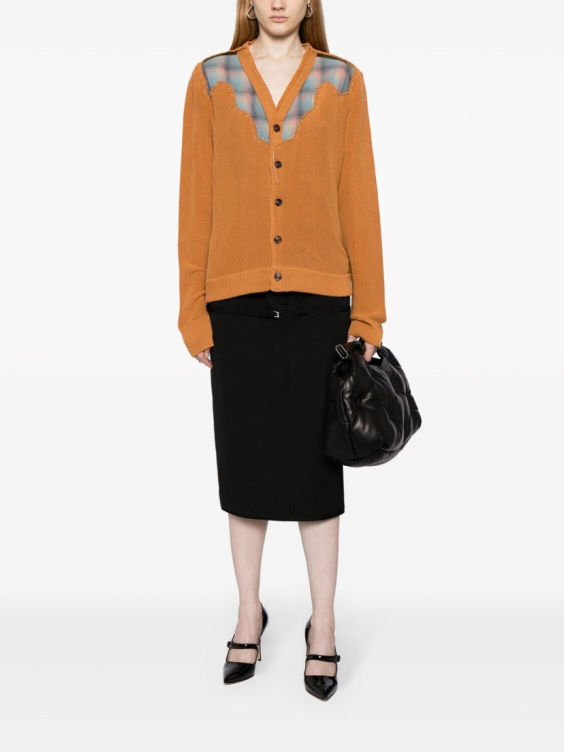 Шерстяной кардиган Pendleton Maison Margiela, коричневый
Шерстяной кардиган Pendleton Maison Margiela, коричневый