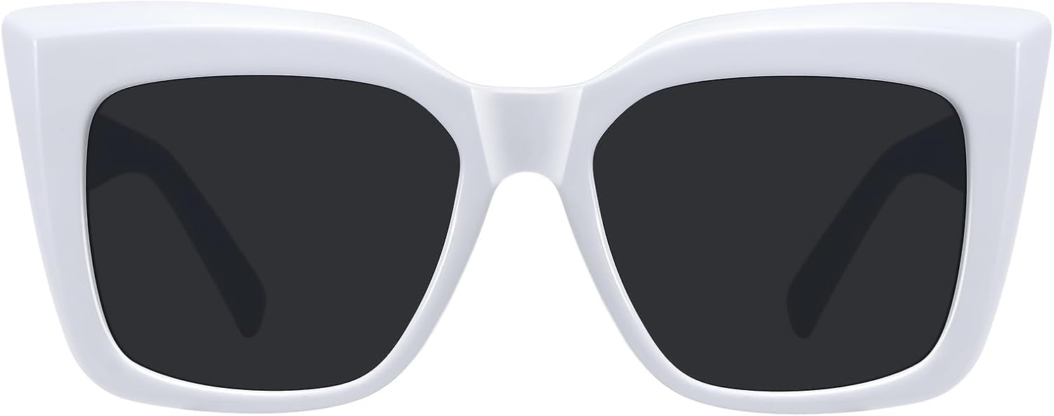 Большие квадратные солнцезащитные очки, модные поляризованные солнцезащитные очки для женщин и мужчин, классический ретро-стиль, защита от УФ-излучения UV400 Fozono, White / Grey(3389)
Большие квадратные солнцезащитные очки, модные поляризованные солнцезащитные очки для женщин и мужчин, классический ретро-стиль, защита от УФ-излучения UV400 Fozono, White / Grey(3389)