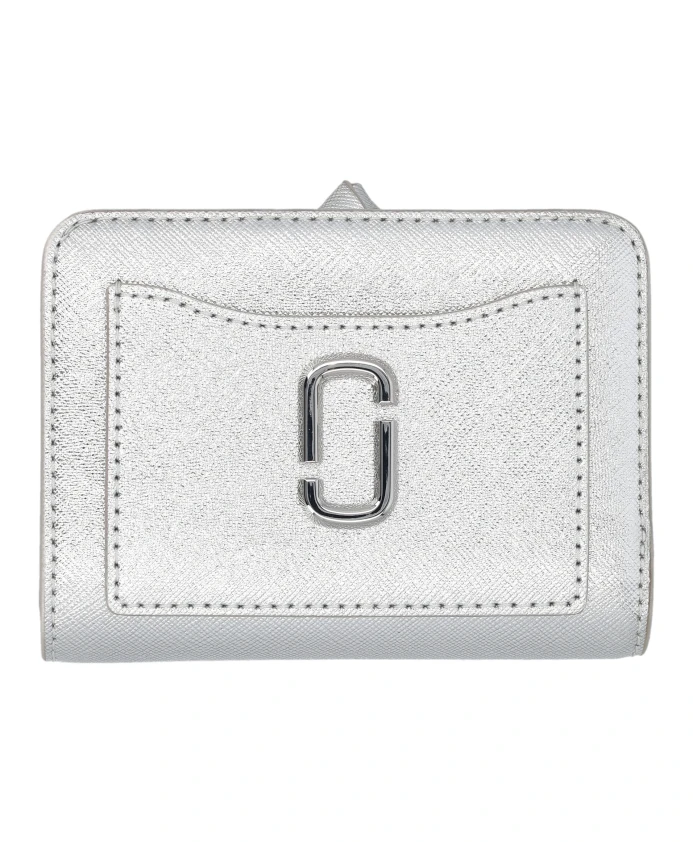 Серебряный компактный кошелек с отделениями для карт. Marc Jacobs, серый
Серебряный компактный кошелек с отделениями для карт. Marc Jacobs, серый