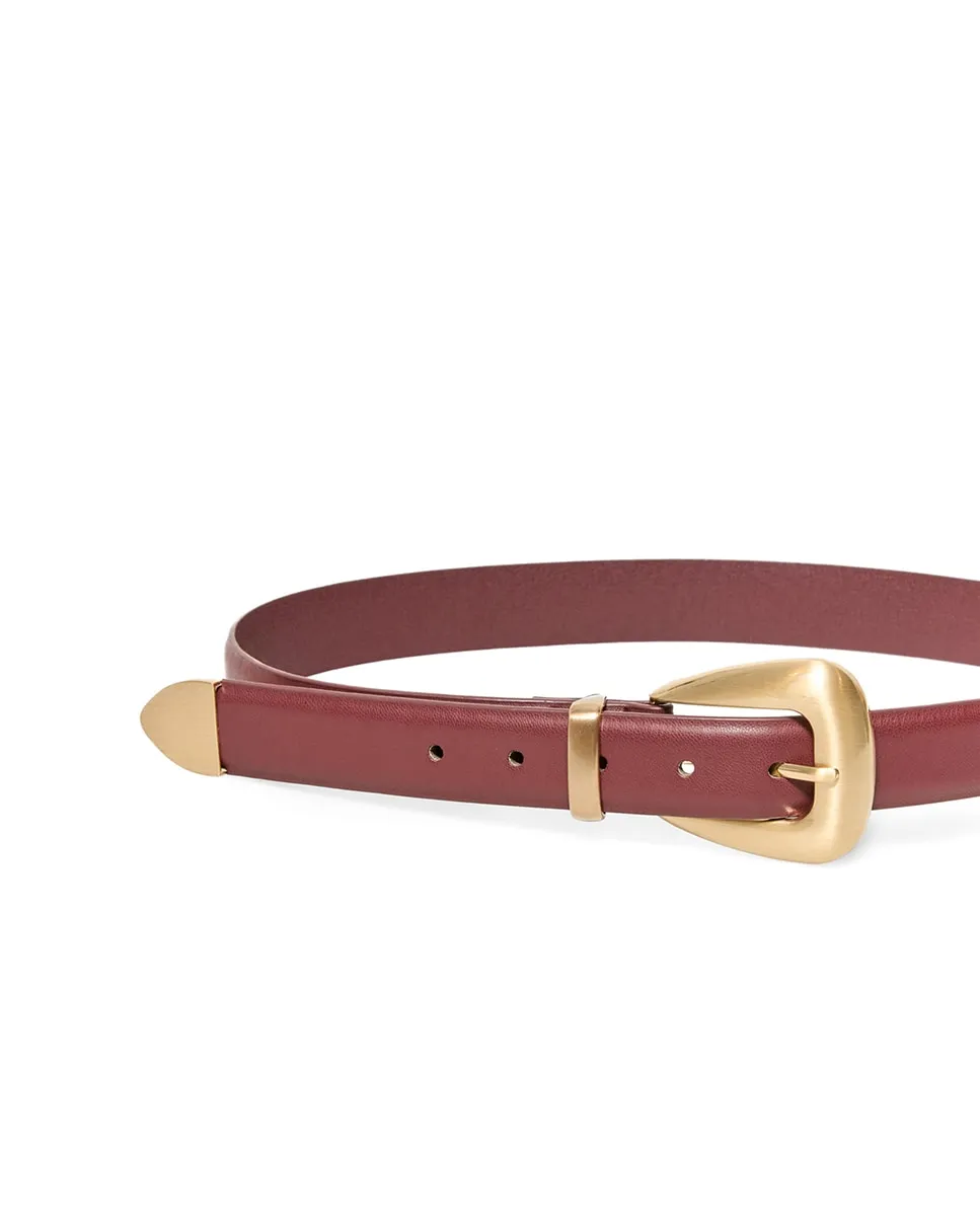 Ковбойский ремень бордо Sfera, бордовый
Ковбойский ремень бордо Sfera, бордовый