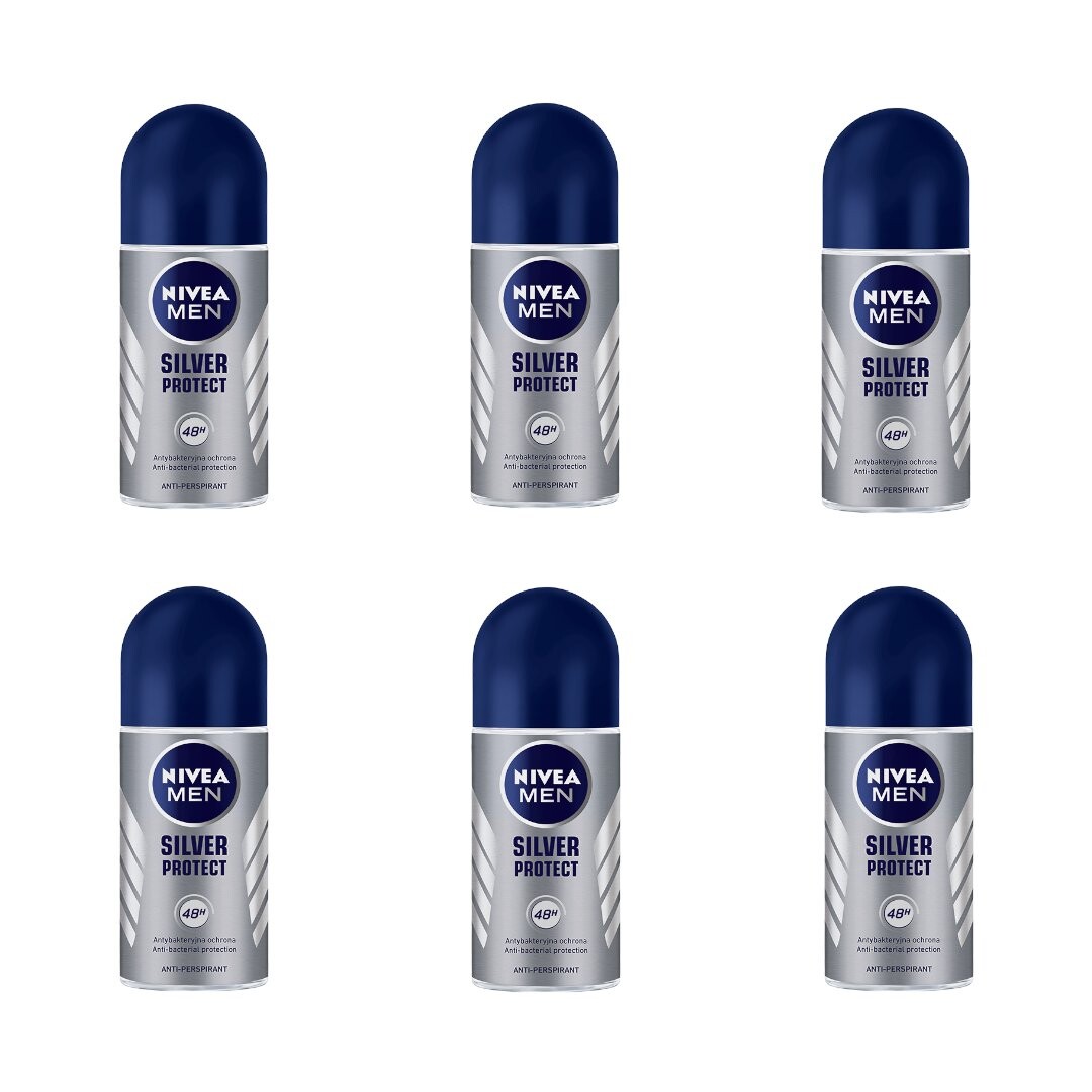 Nivea Men, Silver Protect, мужской антиперспирант, 6 шт
Nivea Men, Silver Protect, мужской антиперспирант, 6 шт