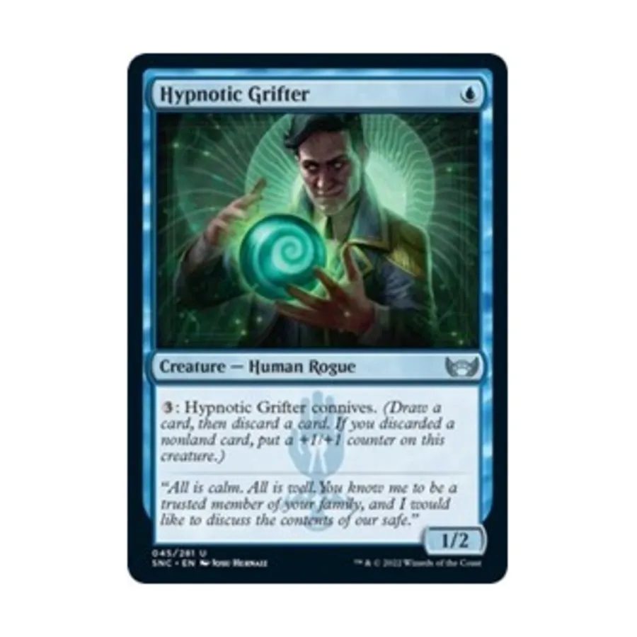 CCG Гипнотический мошенник (U), MTG - Streets of New Capenna
CCG Гипнотический мошенник (U), MTG - Streets of New Capenna