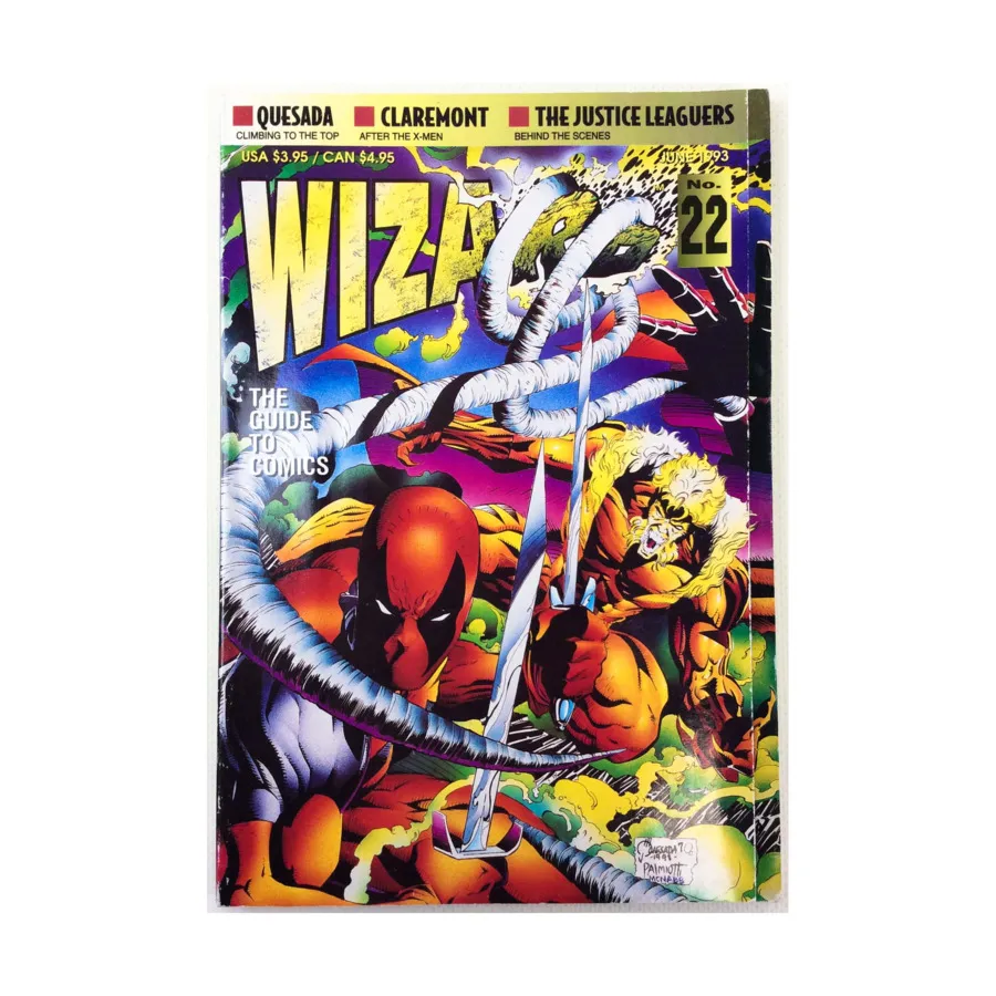 Журнал #22 "Quesada Climbing to the Top, Claremont After the X-Men Justice Leaguers", Wizard Magazine
Журнал #22 "Quesada Climbing to the Top, Claremont After the X-Men Justice Leaguers", Wizard Magazine