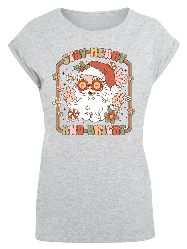 Футболка F4NT4STIC T-Shirt Stay Merry And Bright Hippie Santa, пятнистый серый
Футболка F4NT4STIC T-Shirt Stay Merry And Bright Hippie Santa, пятнистый серый