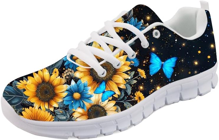 Кроссовки Forchrinse Green Galaxy Starry Space Nebula для мужчин и женщин, легкие спортивные туфли для занятий в зале и бега, Sunflower Butterfly
Кроссовки Forchrinse Green Galaxy Starry Space Nebula для мужчин и женщин, легкие спортивные туфли для занятий в зале и бега, Sunflower Butterfly