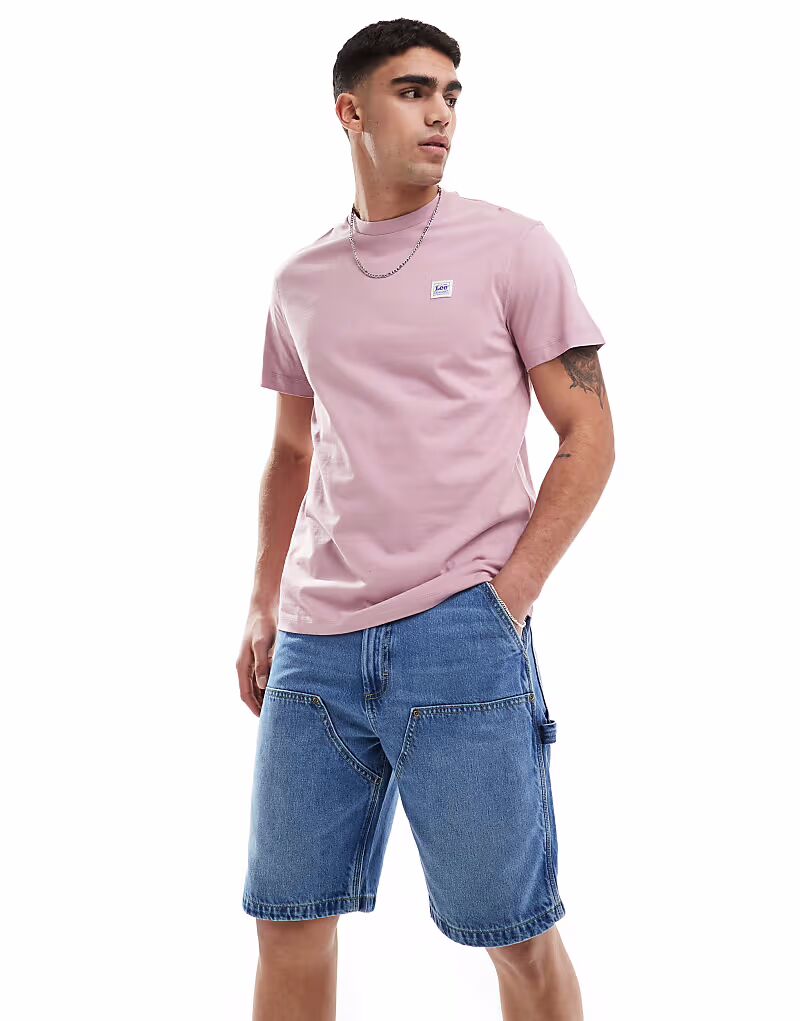 Плотницкие шорты Lee свободного кроя с двойным коленом, средне-синего цвета
Плотницкие шорты Lee свободного кроя с двойным коленом, средне-синего цвета