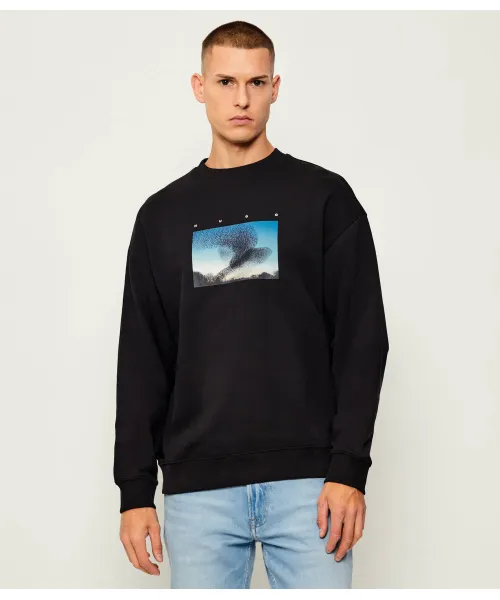 Толстовка Dorizonto Regular fit Hugo, черный 
Толстовка Dorizonto Regular fit Hugo, черный