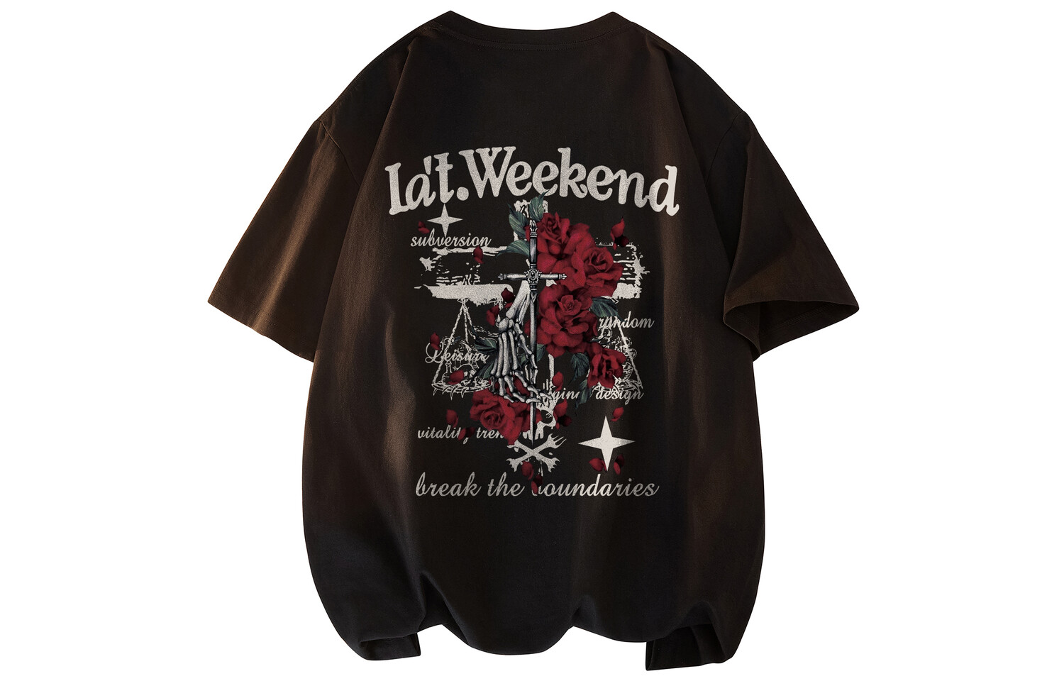 Футболка унисекс La'T.Weekend, Темно-серый
Футболка унисекс La'T.Weekend, Темно-серый