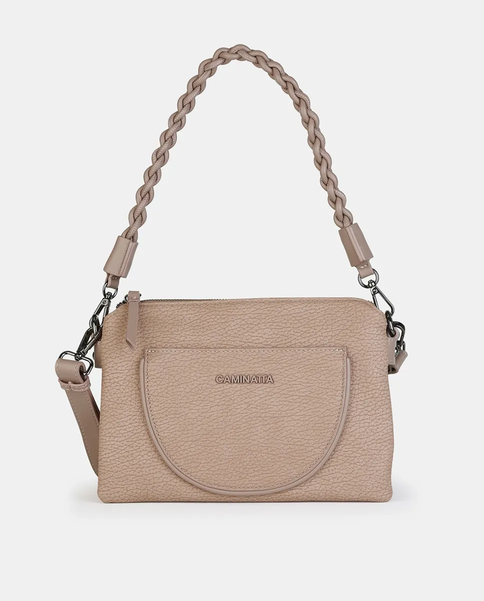 Маленькая сумка через плечо на молнии Caminatta, темно-коричневый
Маленькая сумка через плечо на молнии Caminatta, темно-коричневый