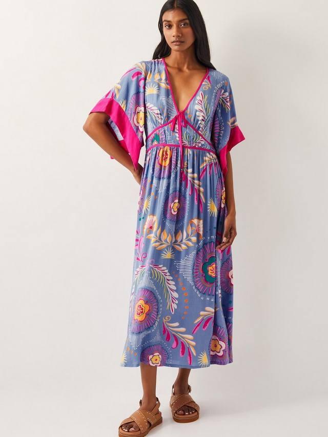 Графическое платье в цветочек от моники Monsoon, синий/разноцветный
Графическое платье в цветочек от моники Monsoon, синий/разноцветный