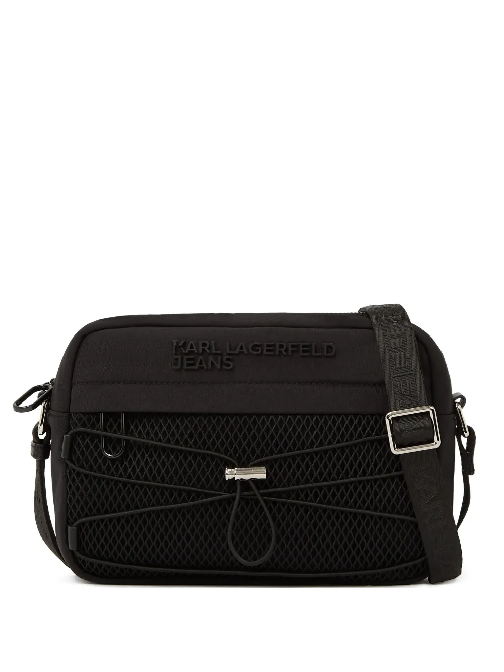 Сумка-мессенджер с сетчатой вставкой и логотипом Karl Lagerfeld Jeans, черный
Сумка-мессенджер с сетчатой вставкой и логотипом Karl Lagerfeld Jeans, черный