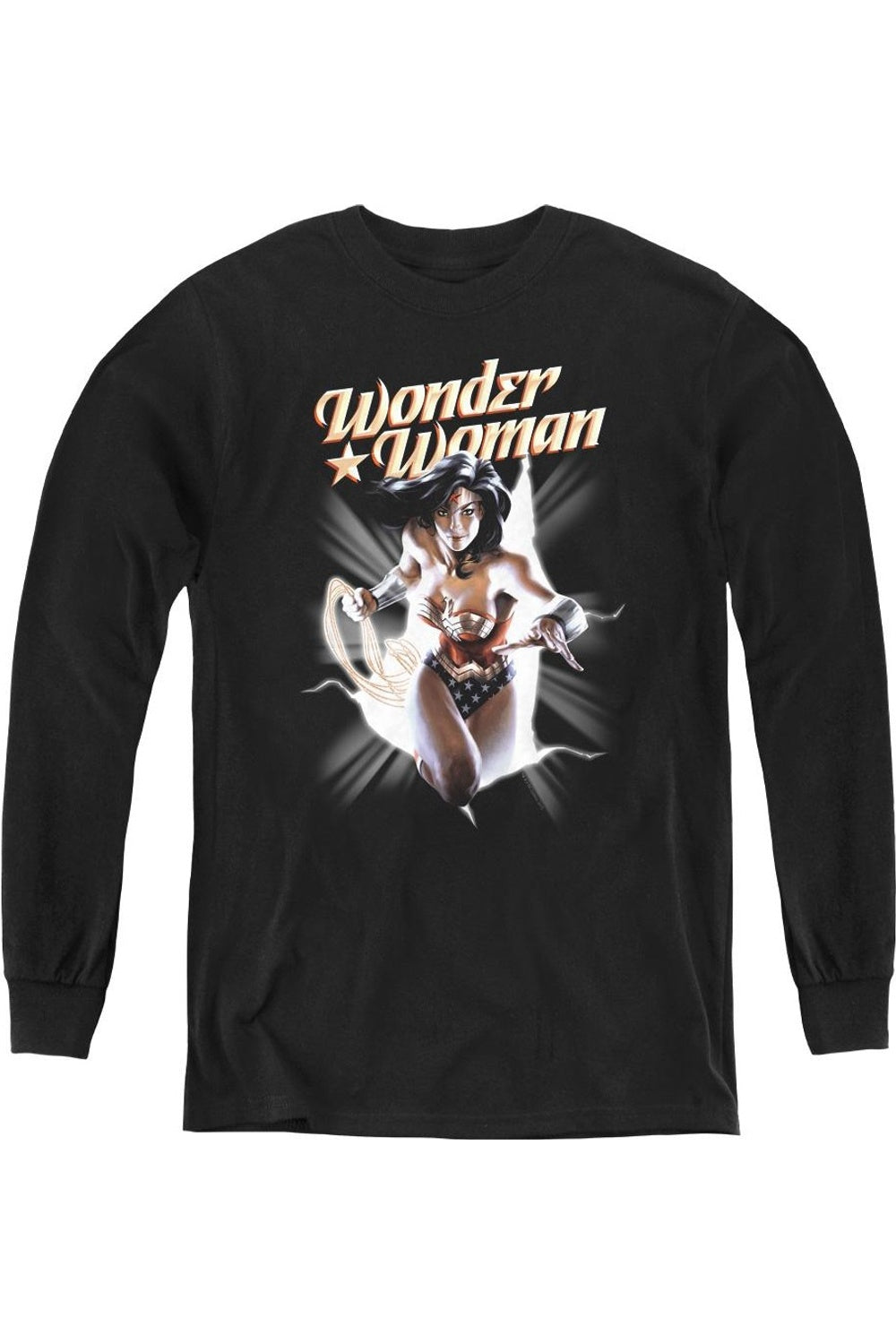 Футболка с длинным рукавом "Лига справедливости Америки: Чудо-женщина на свободе" для молодежи Gildan, черный
Футболка с длинным рукавом "Лига справедливости Америки: Чудо-женщина на свободе" для молодежи Gildan, черный
