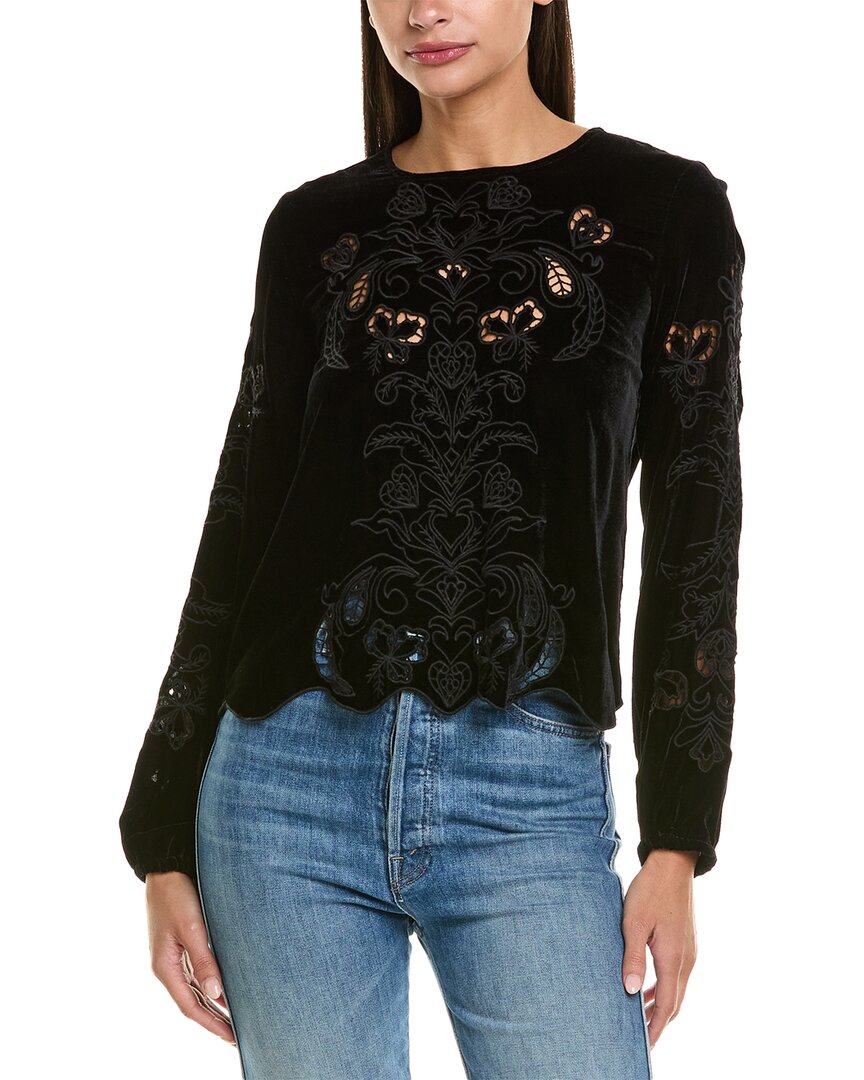 Джонни Вас Габриэла Блузка из бархата с шелком Johnny Was, черный
Джонни Вас Габриэла Блузка из бархата с шелком Johnny Was, черный