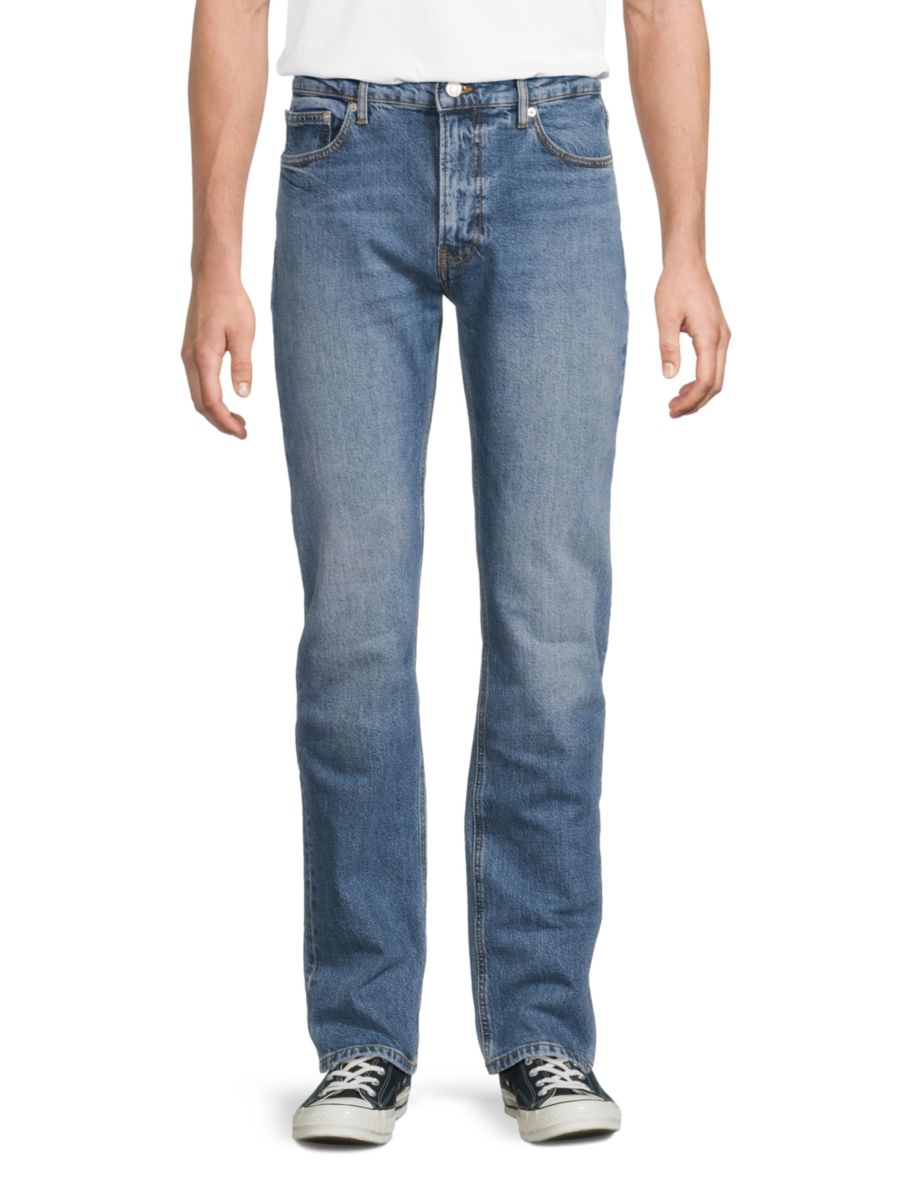 Джинсы прямого кроя с эффектом потертости Frame, цвет Oldtown Blue
Джинсы прямого кроя с эффектом потертости Frame, цвет Oldtown Blue