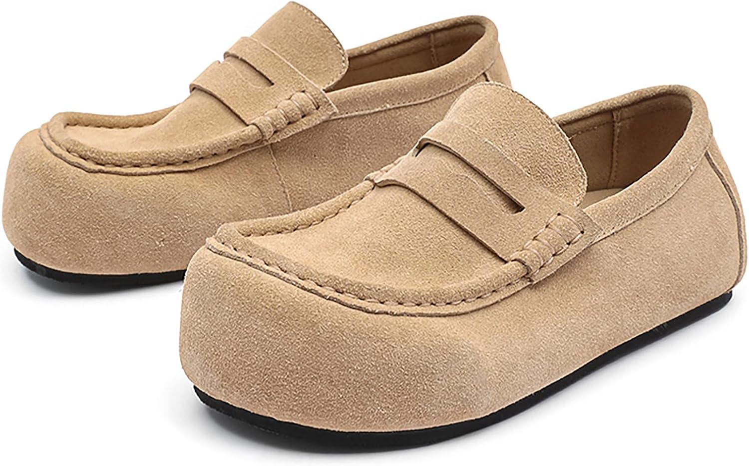 Мужские замшевые лоферы с широкой передней частью, круглым носком, без застежки, удобные, с противоскользящей подошвой, плоским каблуком, классические туфли Penny, легкие лодочные туфли для повседневной прогулки и вождения Xhognls, желтый
Мужские замшевые лоферы с широкой передней частью, круглым носком, без застежки, удобные, с противоскользящей подошвой, плоским каблуком, классические туфли Penny, легкие лодочные туфли для повседневной прогулки и вождения Xhognls, желтый