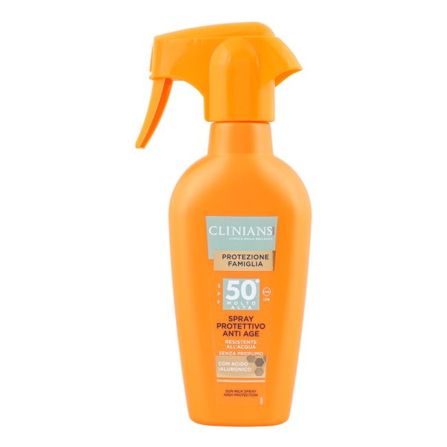 Protettivo anti age spf50 солнцезащитное молочко для тела Clinians, 250 мл
Protettivo anti age spf50 солнцезащитное молочко для тела Clinians, 250 мл
