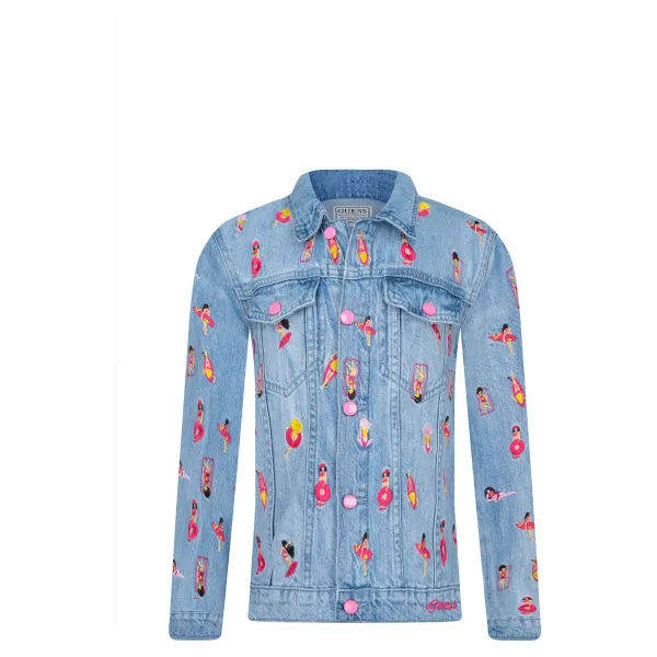 Джинсовая куртка стандартного кроя Guess, синий
Джинсовая куртка стандартного кроя Guess, синий