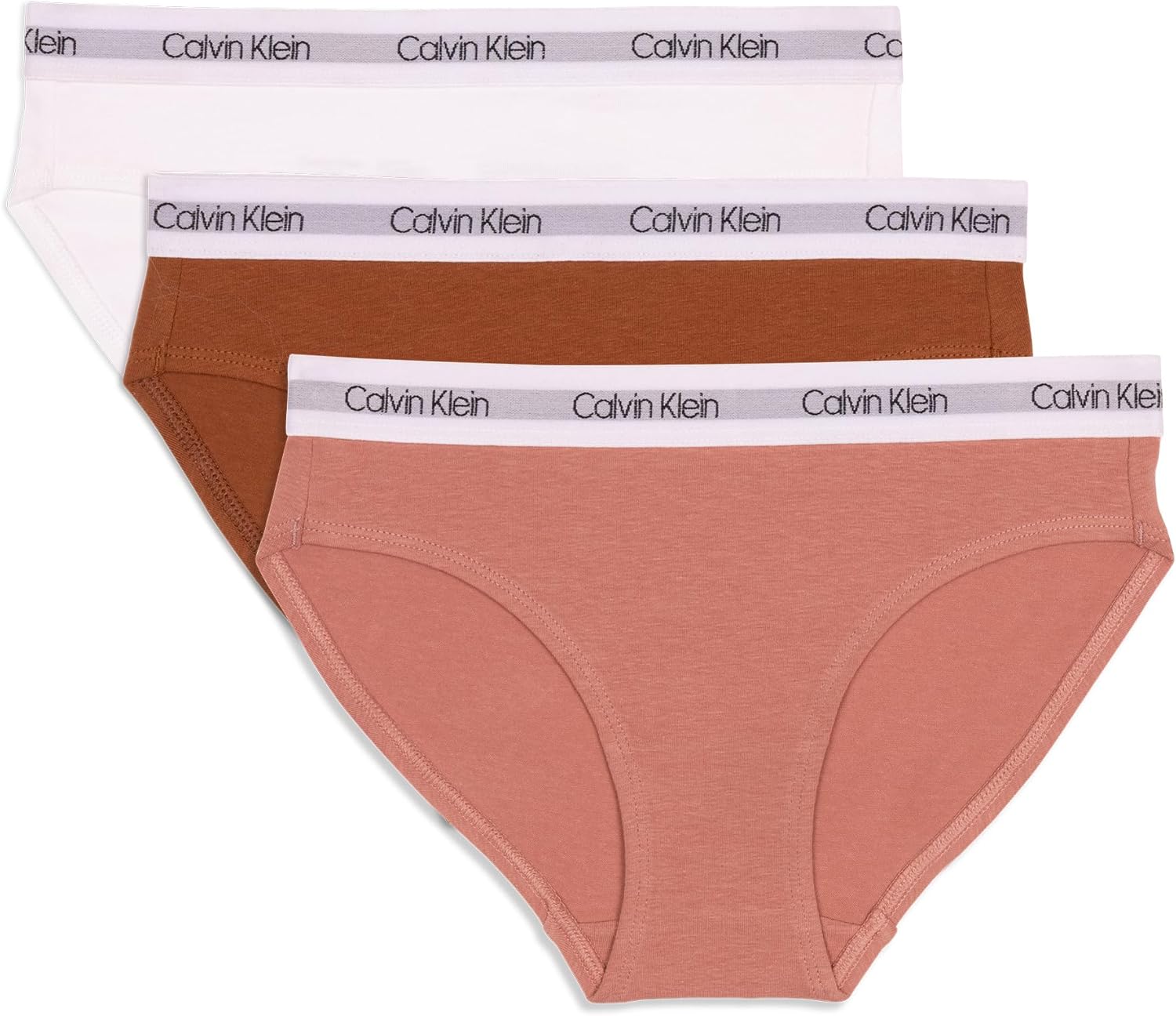 Комплект из 3 пар хлопкового бикини для девочек Calvin Klein, Modern Rose/Booming Brown/White
Комплект из 3 пар хлопкового бикини для девочек Calvin Klein, Modern Rose/Booming Brown/White