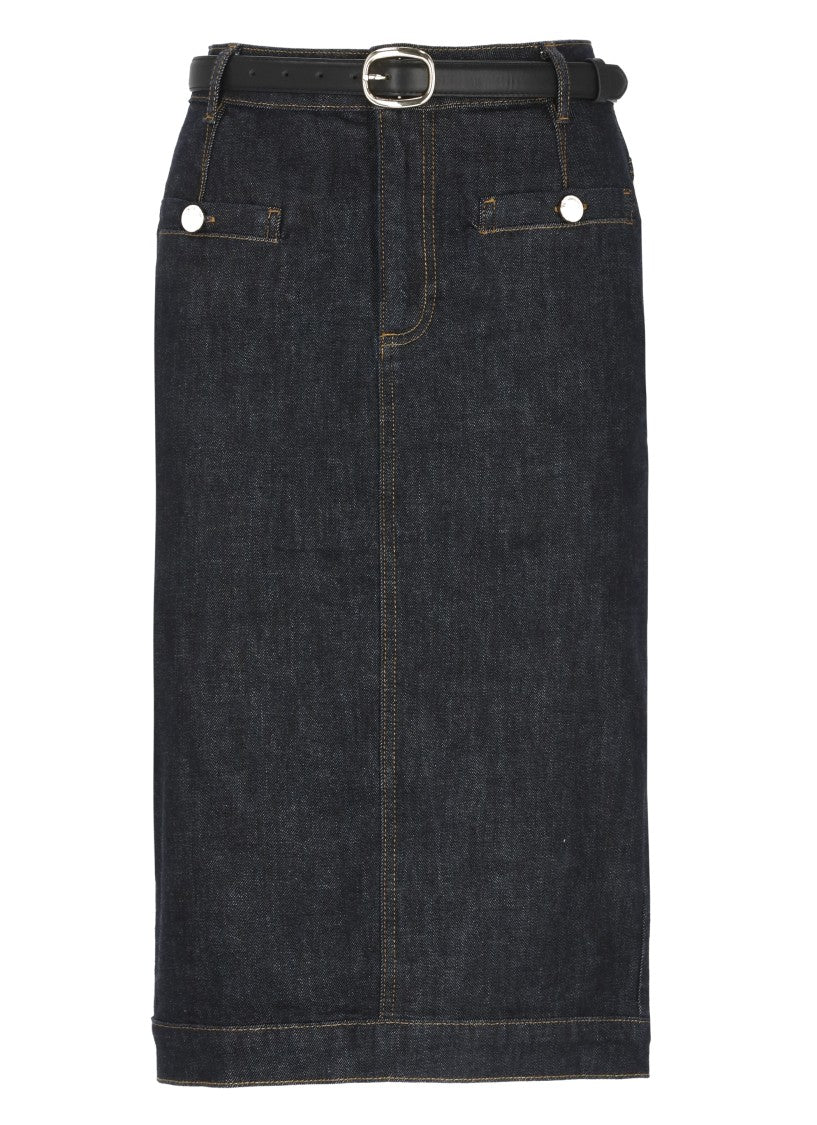 Карандаш-миди юбка с кожаным ремнем Self-Portrait, черный
Карандаш-миди юбка с кожаным ремнем Self-Portrait, черный