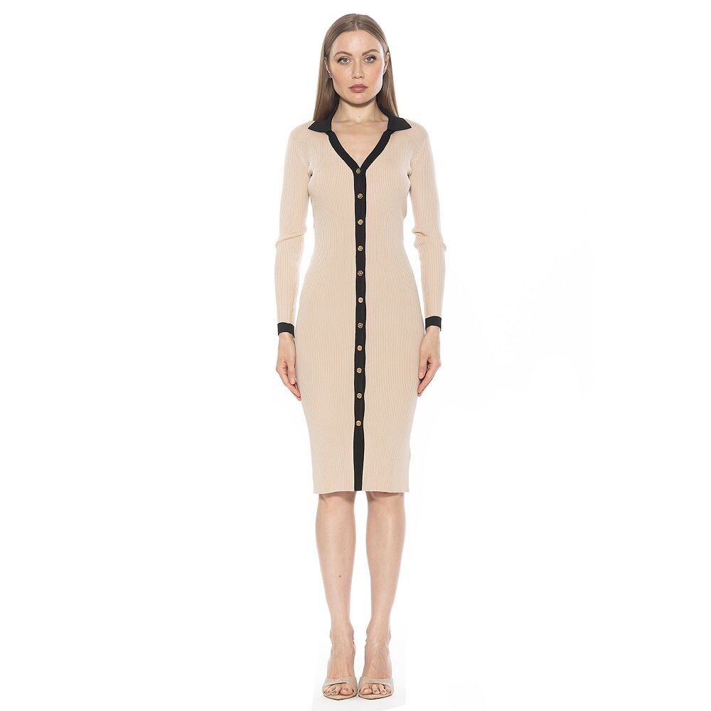 Женское трикотажное платье миди с длинными рукавами ALEXIA ADMOR Cordelia, цвет Ivory
Женское трикотажное платье миди с длинными рукавами ALEXIA ADMOR Cordelia, цвет Ivory